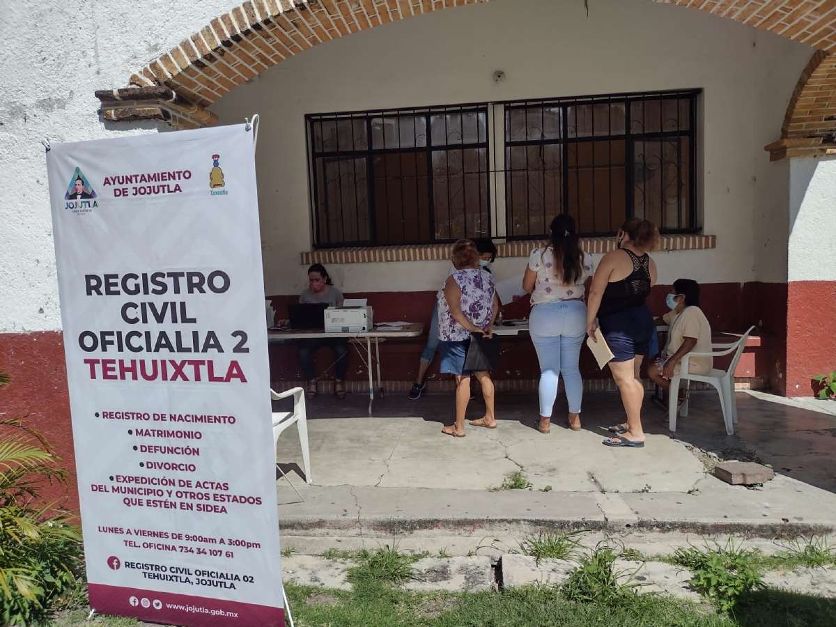 Continúa Registro Civil de Jojutla campaña de regularización