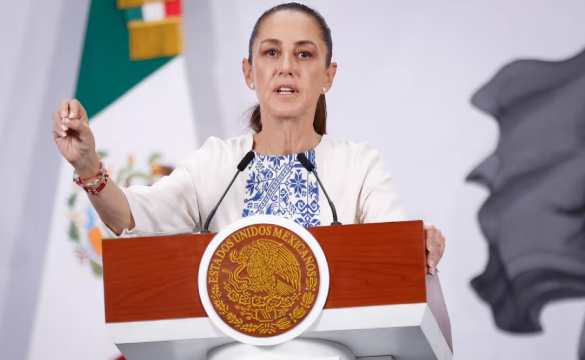 Sheinbaum niega reunión con AMLO durante visita a Palenque