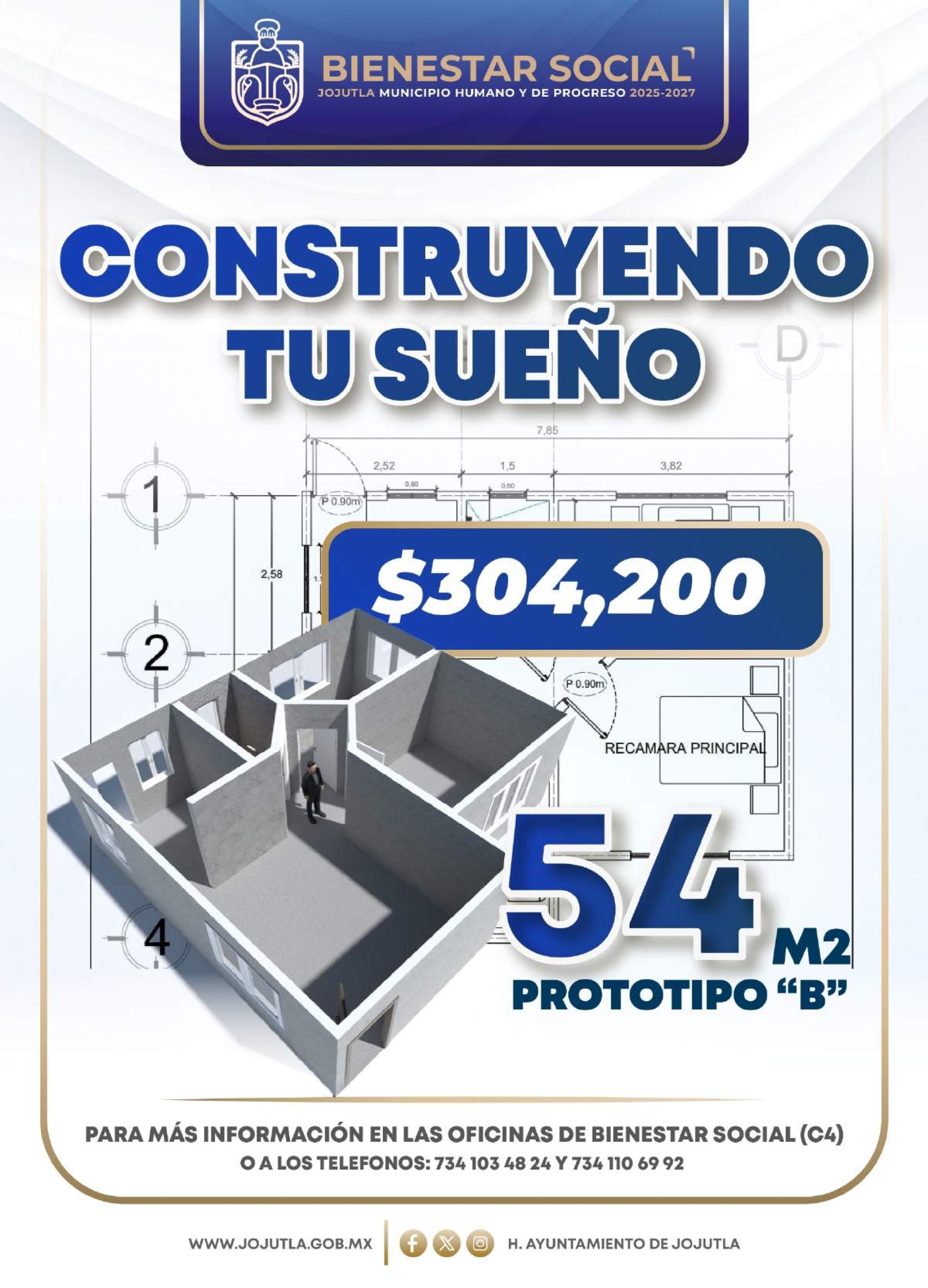 Convocan a participar en 'Construyendo tu sueño' en Jojutla