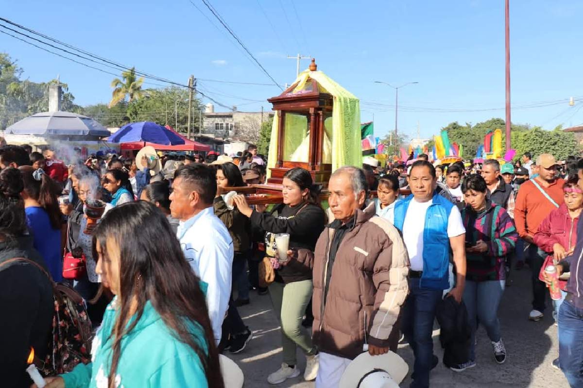 Inicia celebración de la virgen de la Candelaria en Coatetelco