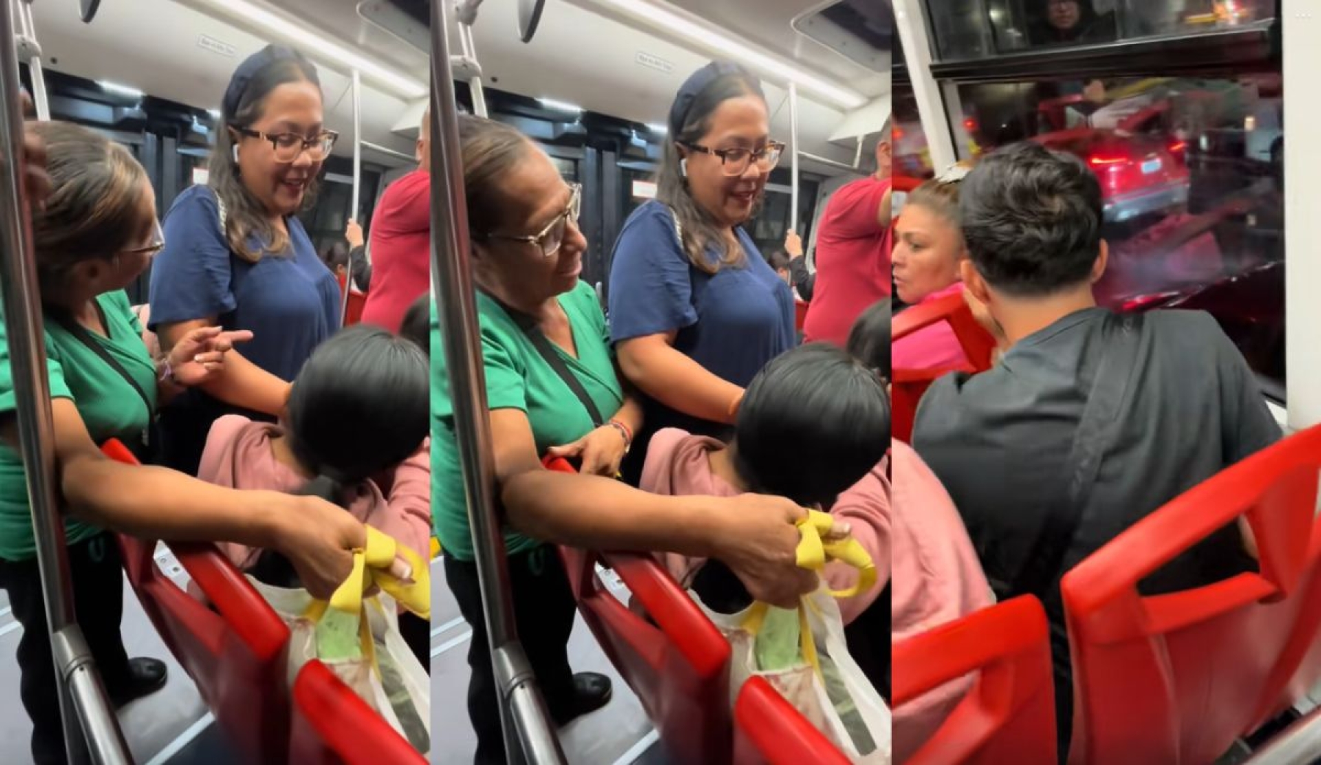 'A últimas yo me siento': Joven evita pelea por asiento en el Metrobús de CDMX y se vuelve viral