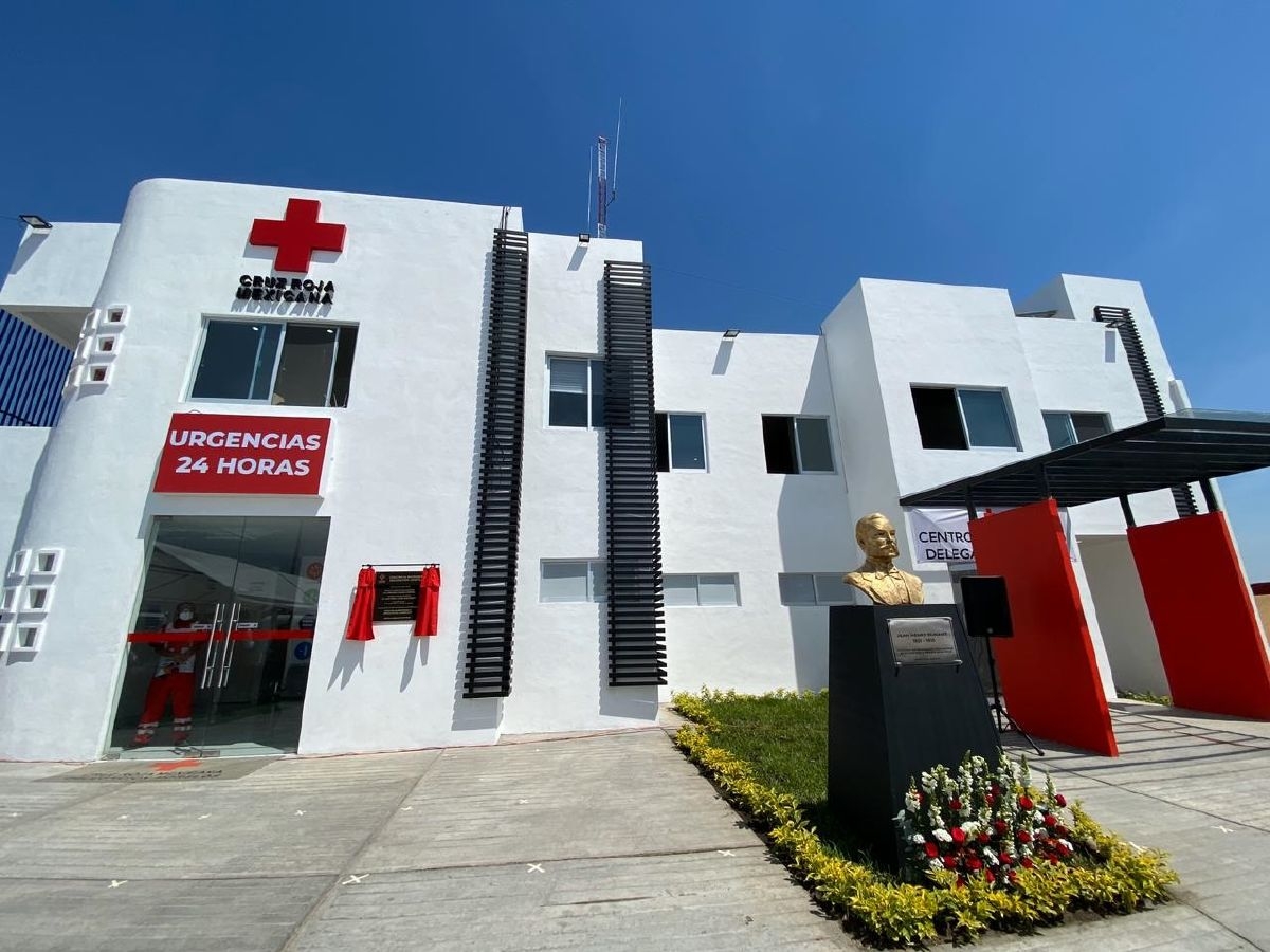 Inauguran nuevas instalaciones de la Cruz Roja en Jojutla