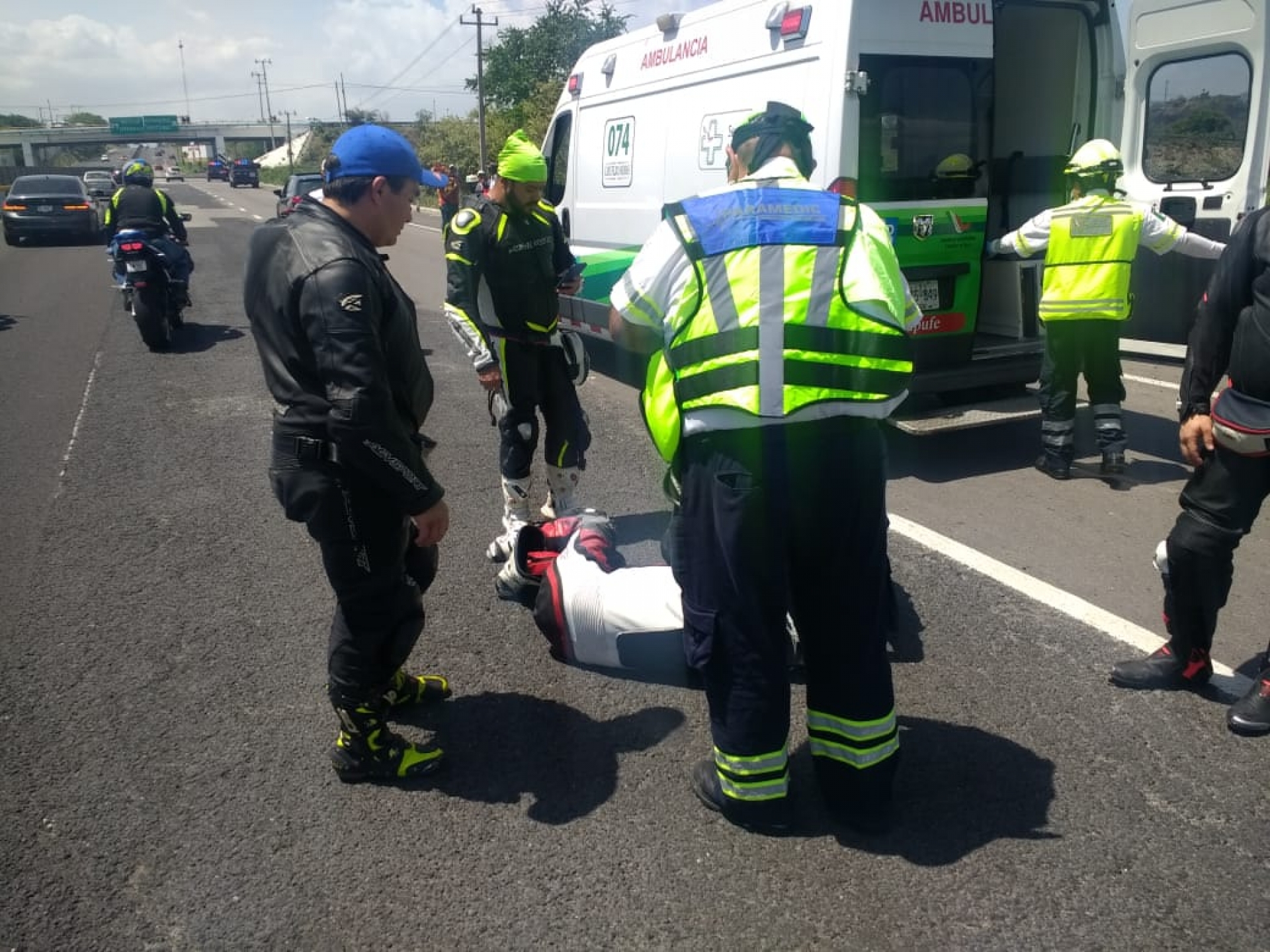 Accidente mortal entre motociclista y autobús