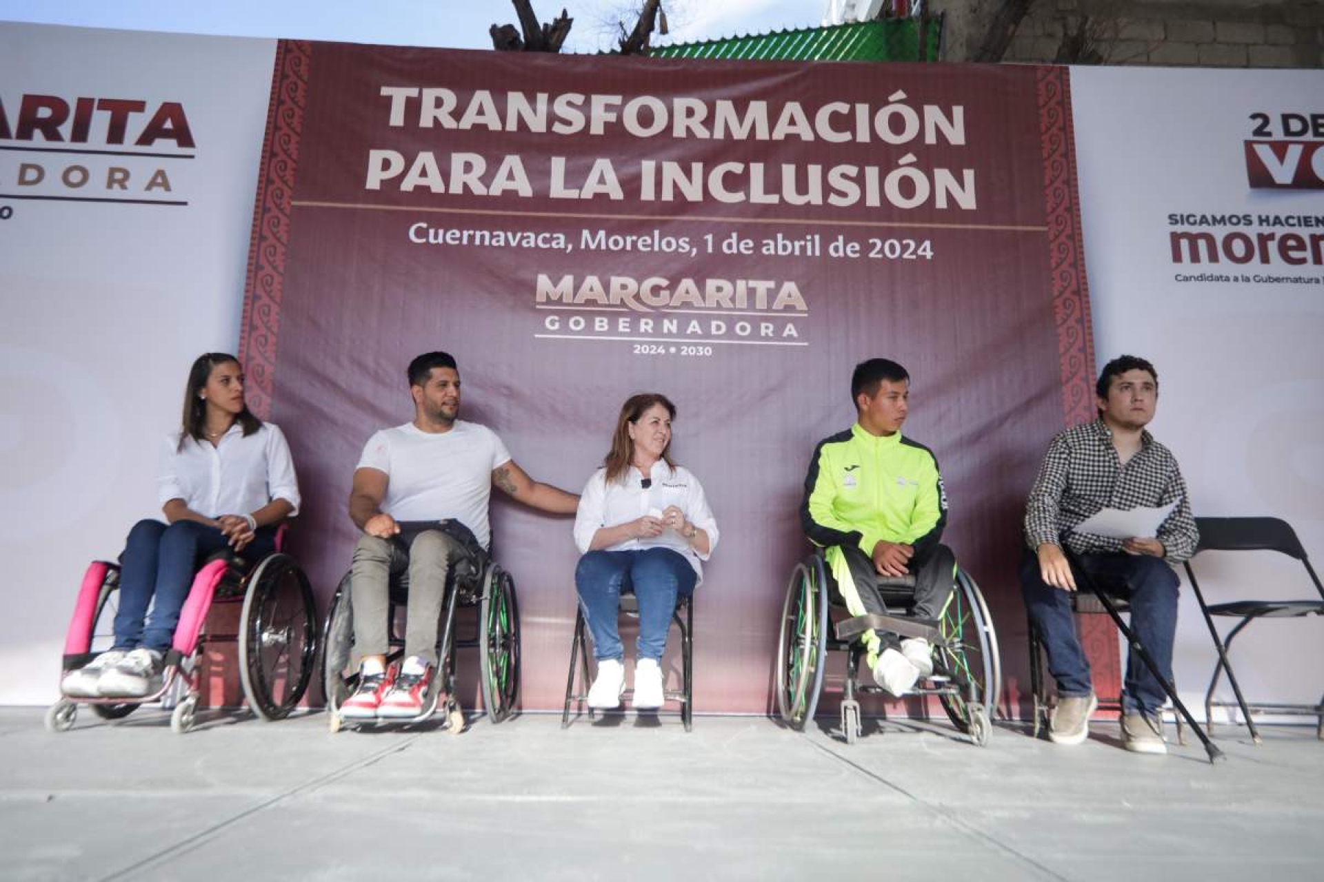 Margarita González presenta plan “Transformación para la inclusión”