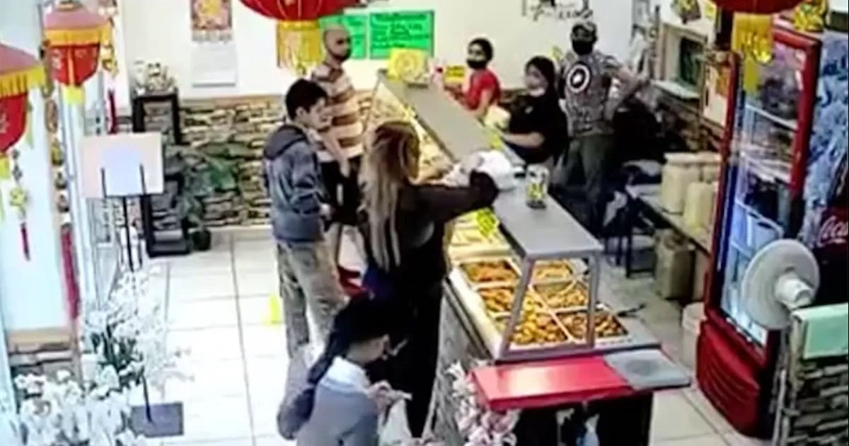 'Lady DEA', lo hace de nuevo: pelea en local de comida china