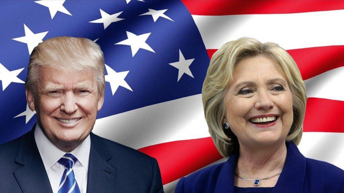 A una semana de elecciones, Trump aventaja a Clinton por un punto en sondeo