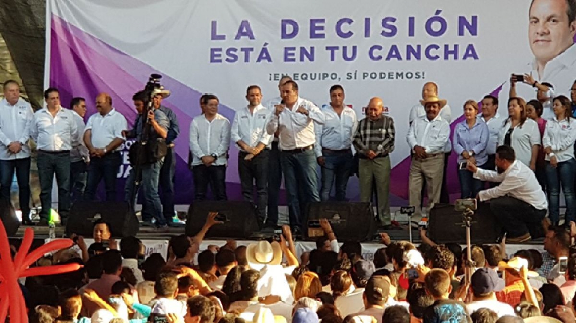 Inicia Cuauhtémoc Blanco campaña a la gubernatura del estado en Cuautla