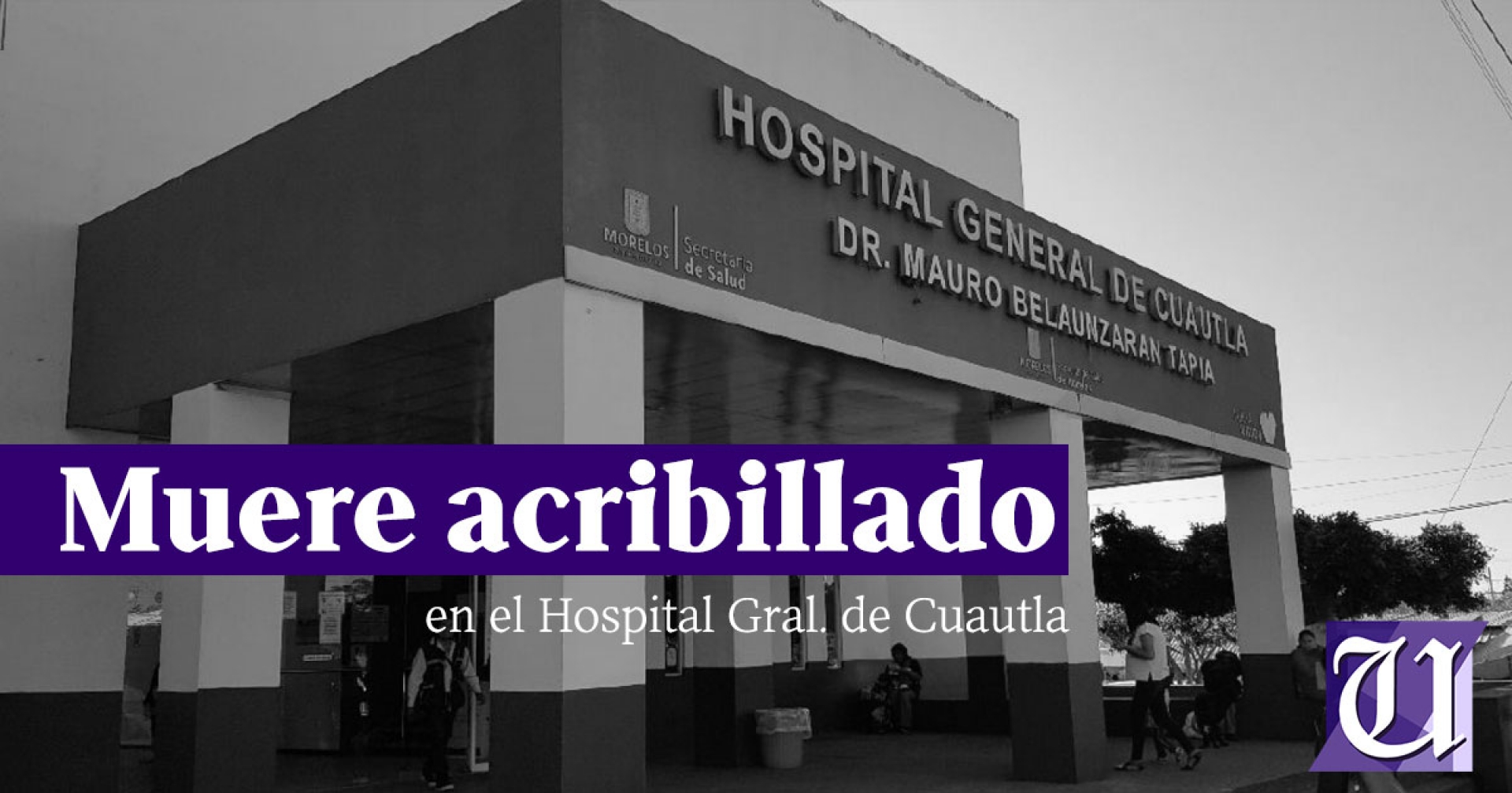 No sobrevivió a un ataque a balazos