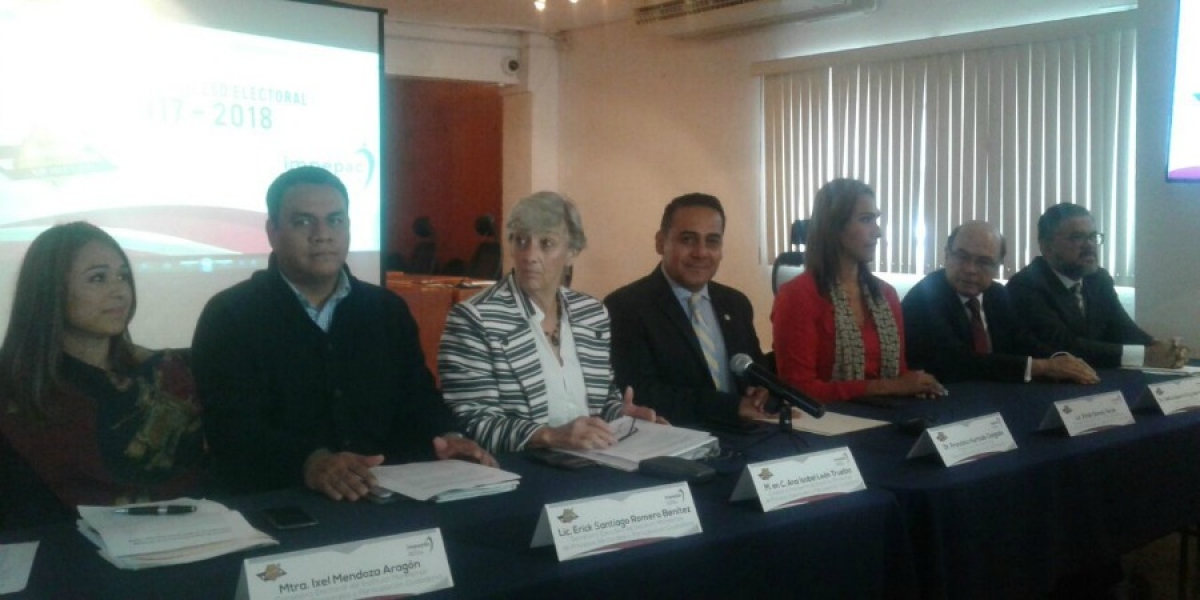 Exhortan TEE e Impepac a "la no violencia política a las instituciones"