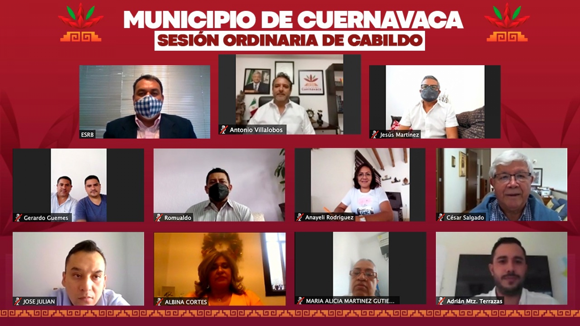 Rinde cabildo de Cuernavaca homenaje a Radamés Salazar Solorio