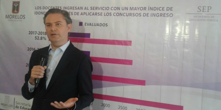 Encabeza Nuño Mayer asignación de plazas de ingreso al Servicio Profesional Docente