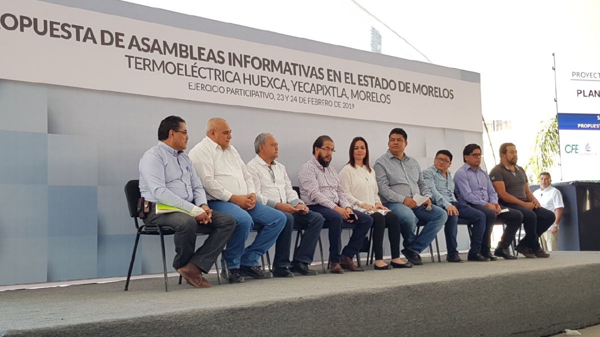 Encabezan autoridades federales asamblea acerca de la termoeléctrica de Huexca