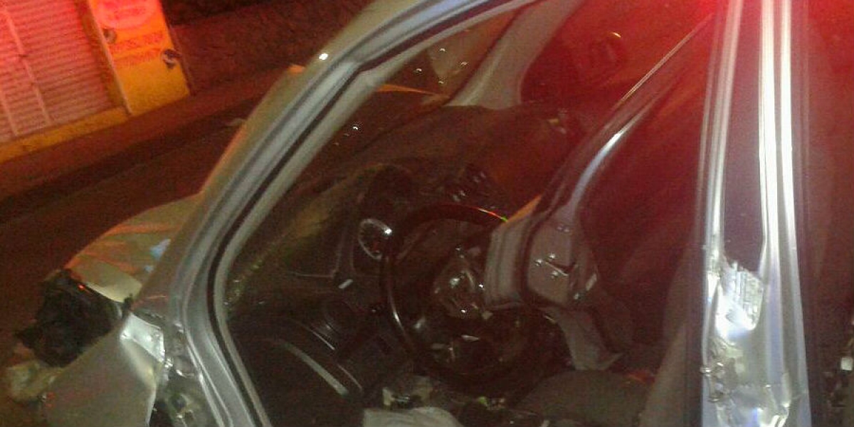 Cinco personas resultaron lesionadas en un accidente, en la avenida Morelos