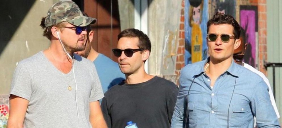 Sorprenden Leo, Orlando y Tobey en NYC