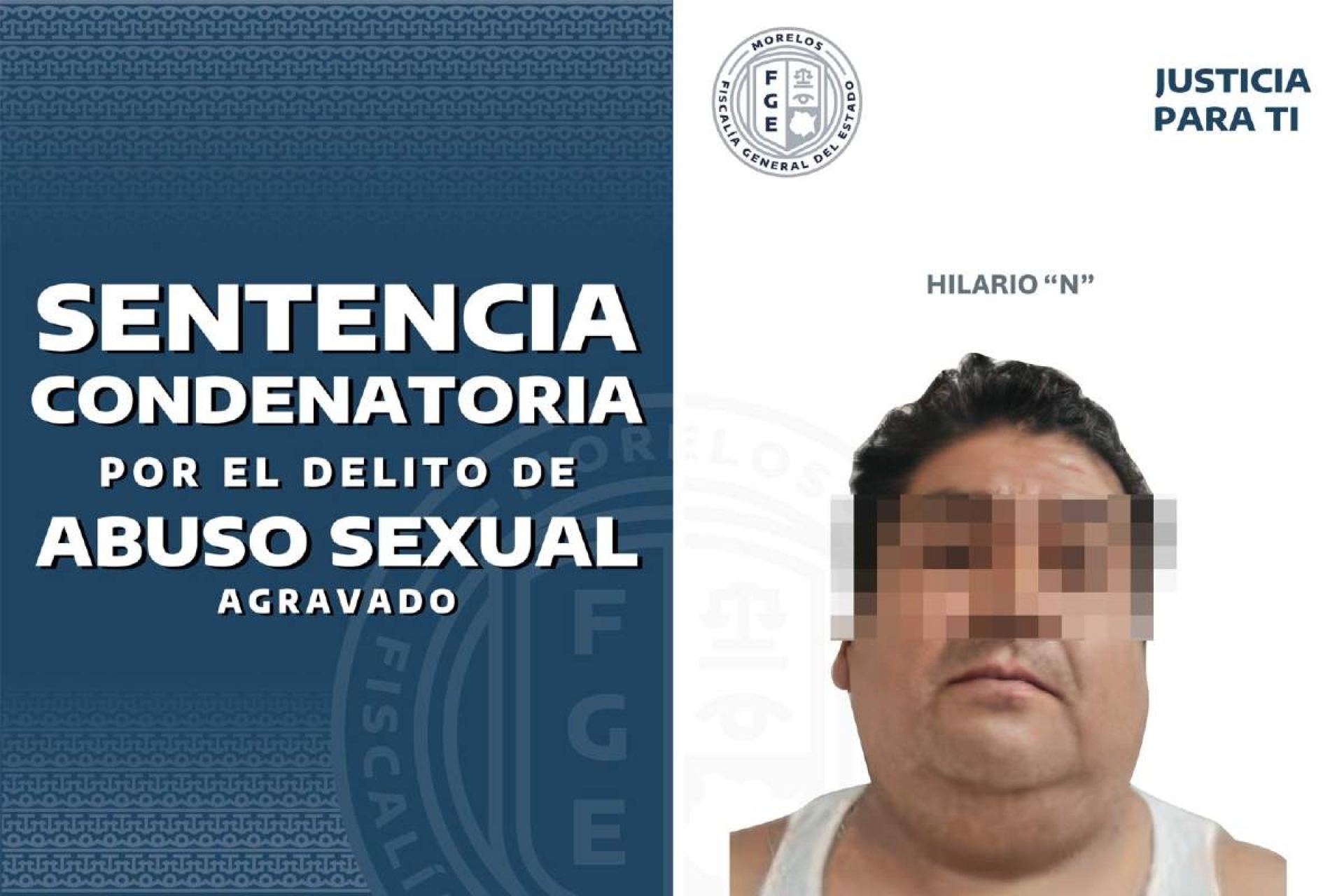 Fue sentenciado a prisión por abusar de una niña
