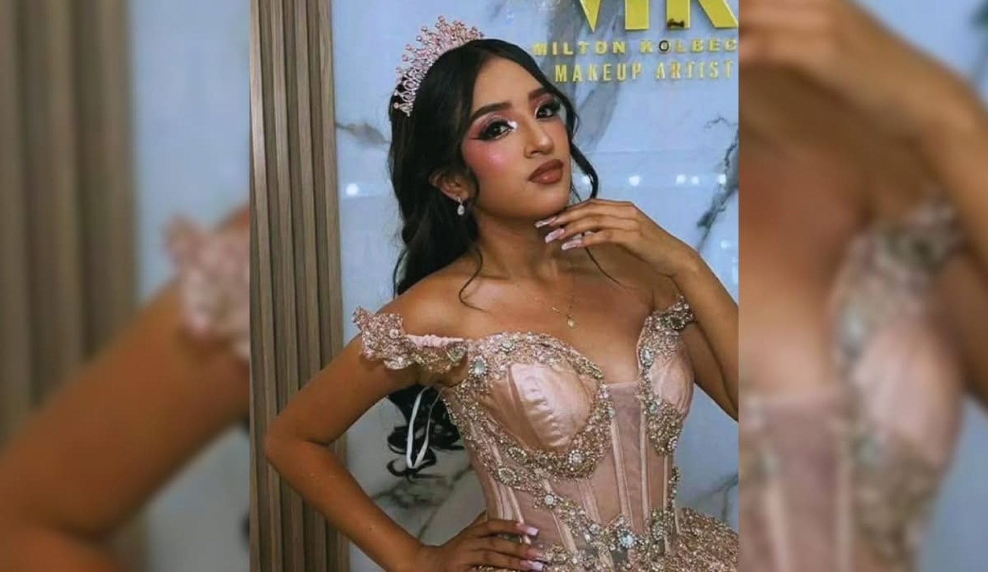 Quinceañera disfruta su fiesta y termina cubierta de polvo