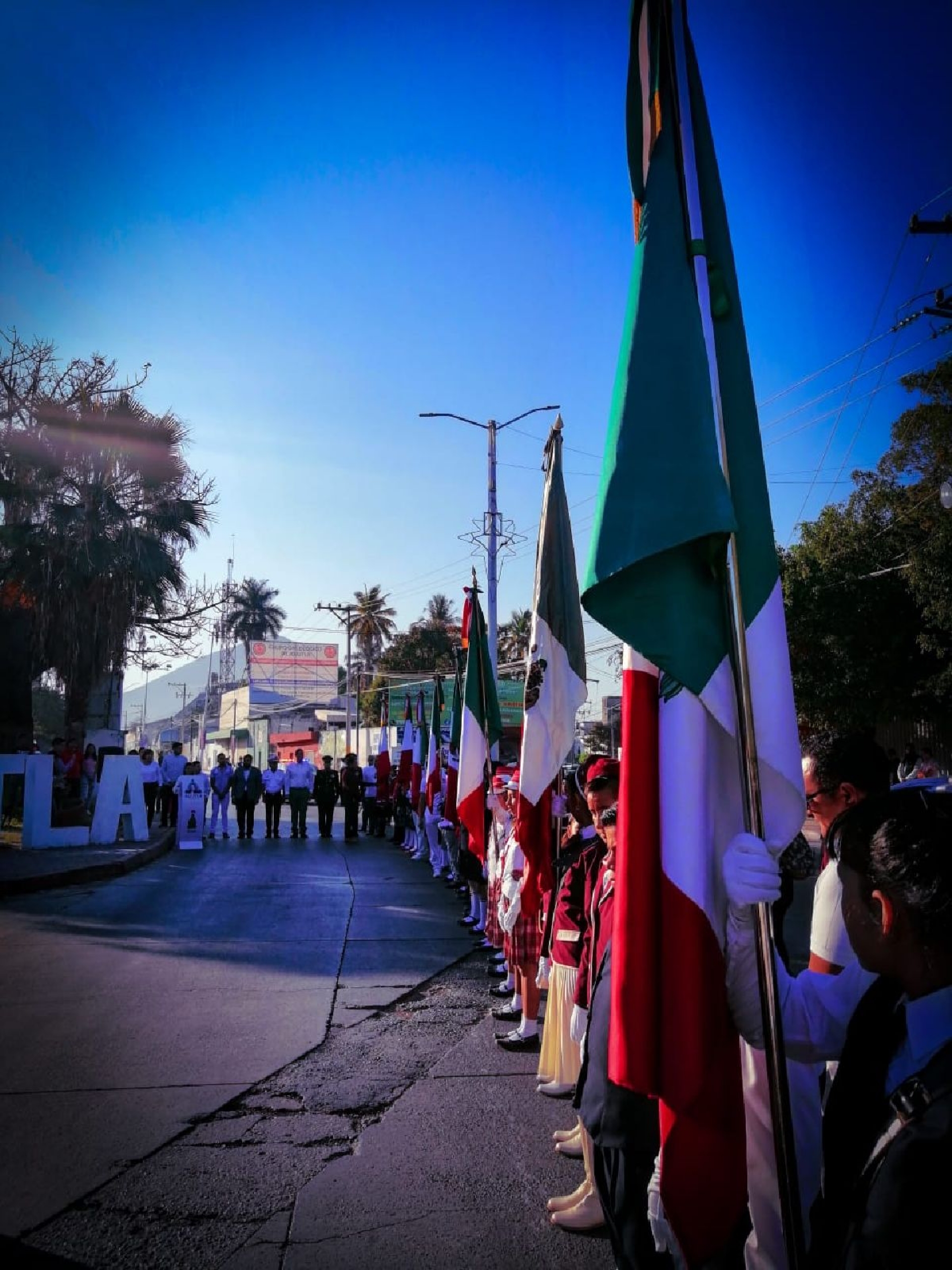 Conmemoran el Día de la Bandera en Jojutla