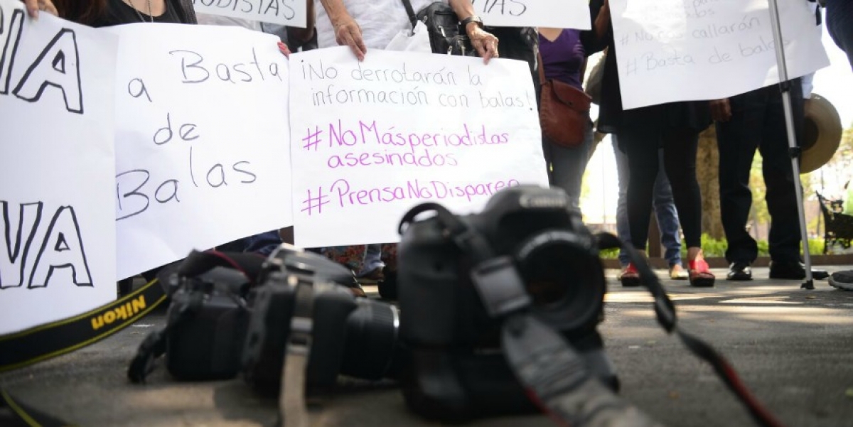 Se suman periodistas de Morelos a movilización en demanda de justicia