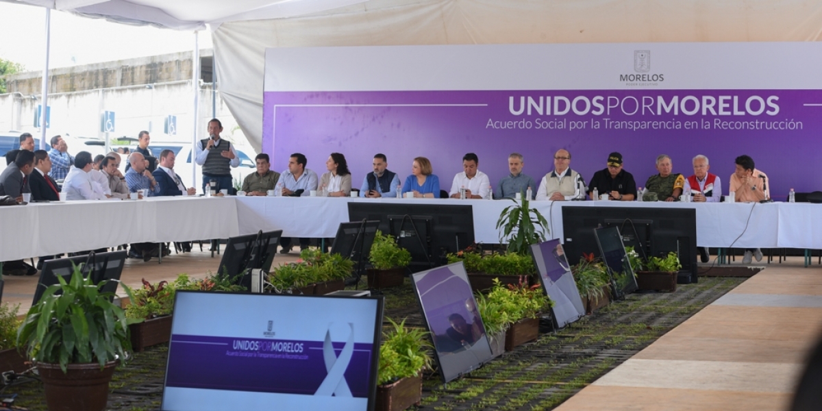 Graco Ramírez anuncia la creación de un fideicomiso plural bajo la observación de Transparencia Mexicana