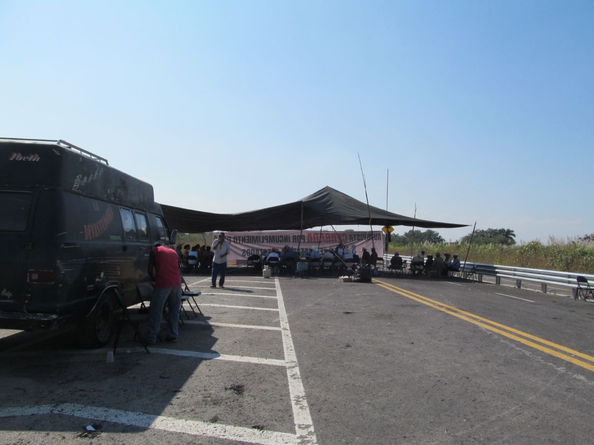 Se cumple una semana de bloqueo a la autopista S XXI