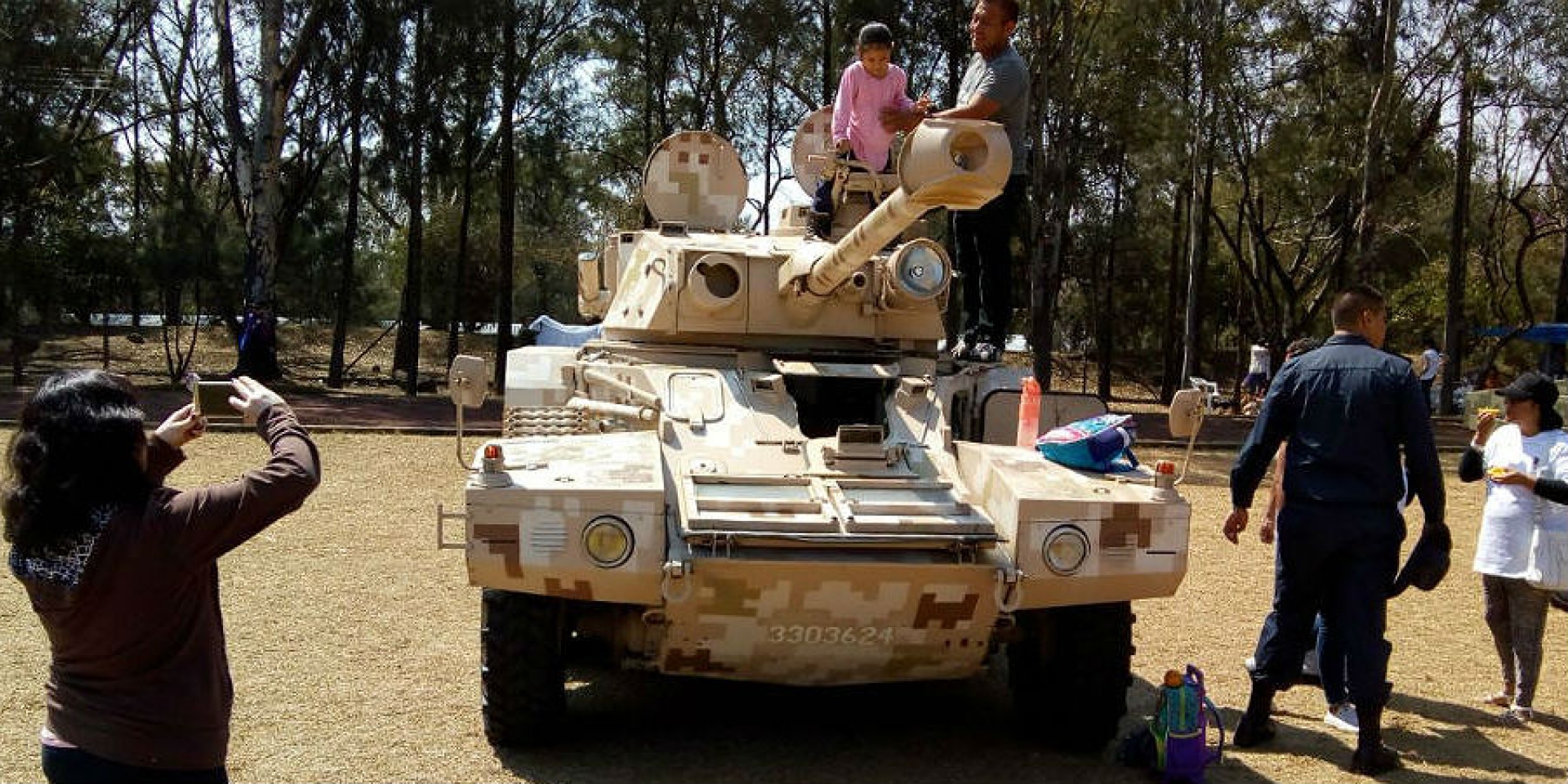 Llevan a cabo 'Paseo Dominical' en familia en la 24a Zona Militar, en Cuernavaca