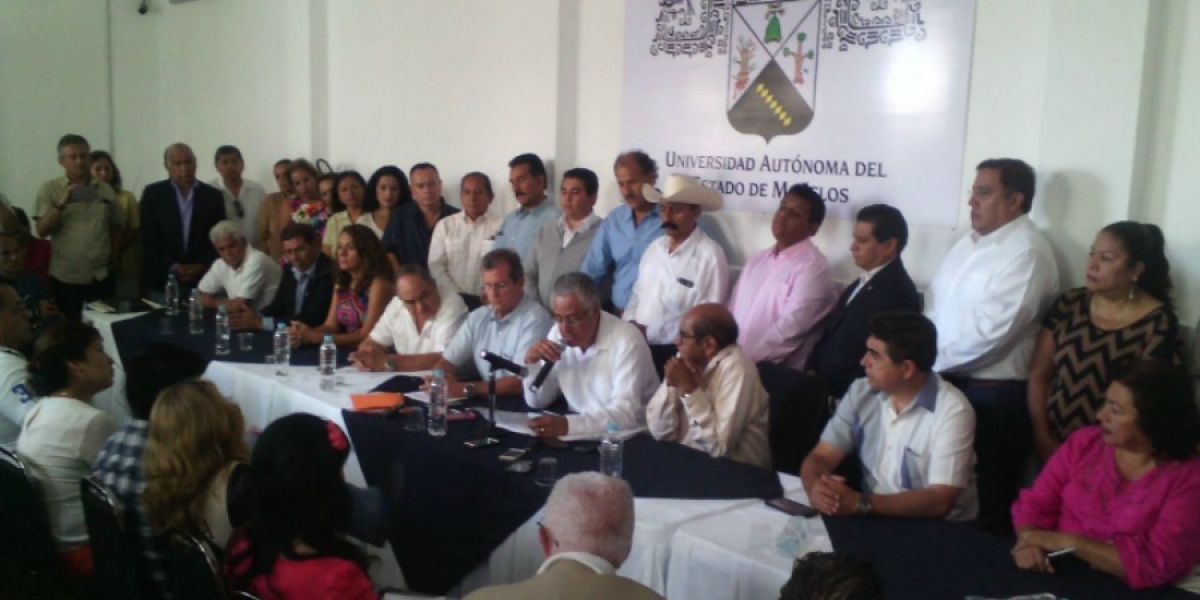 Ofrecen organizaciones civiles y la UAEM conferencia de prensa