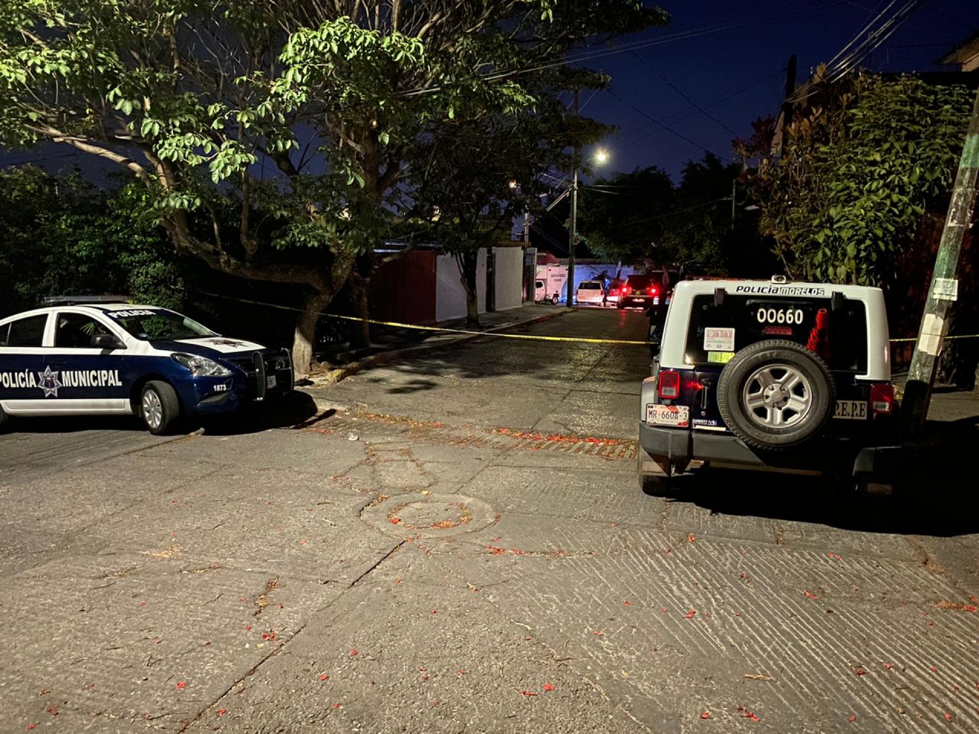 Asesinan a tiros a dos hombres en la colonia Margarita Maza de Juárez, en Cuernavaca