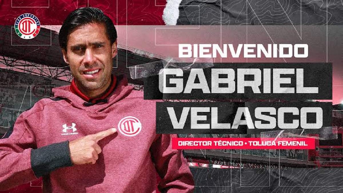"Quiero hacer historia con Toluca Femenil": Gabriel Velasco