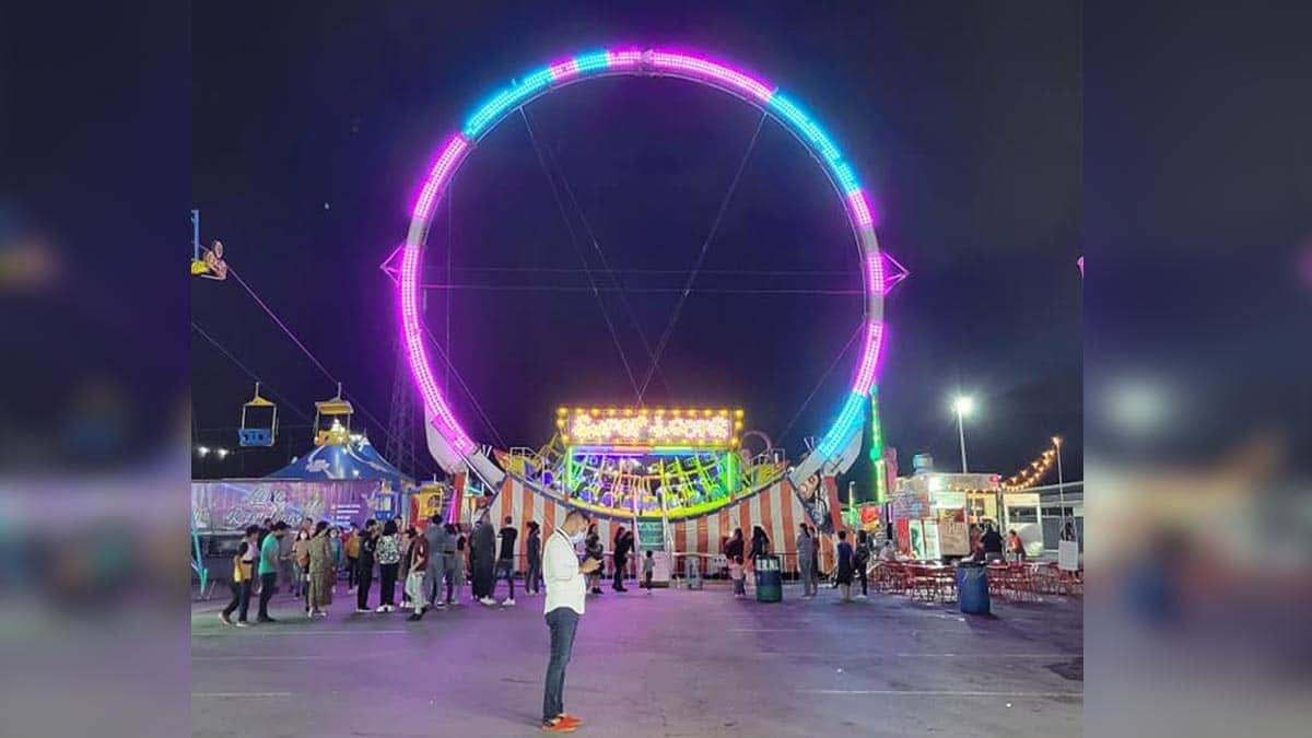 Se desploma juego mecánico en la Expo Feria Guadalupe