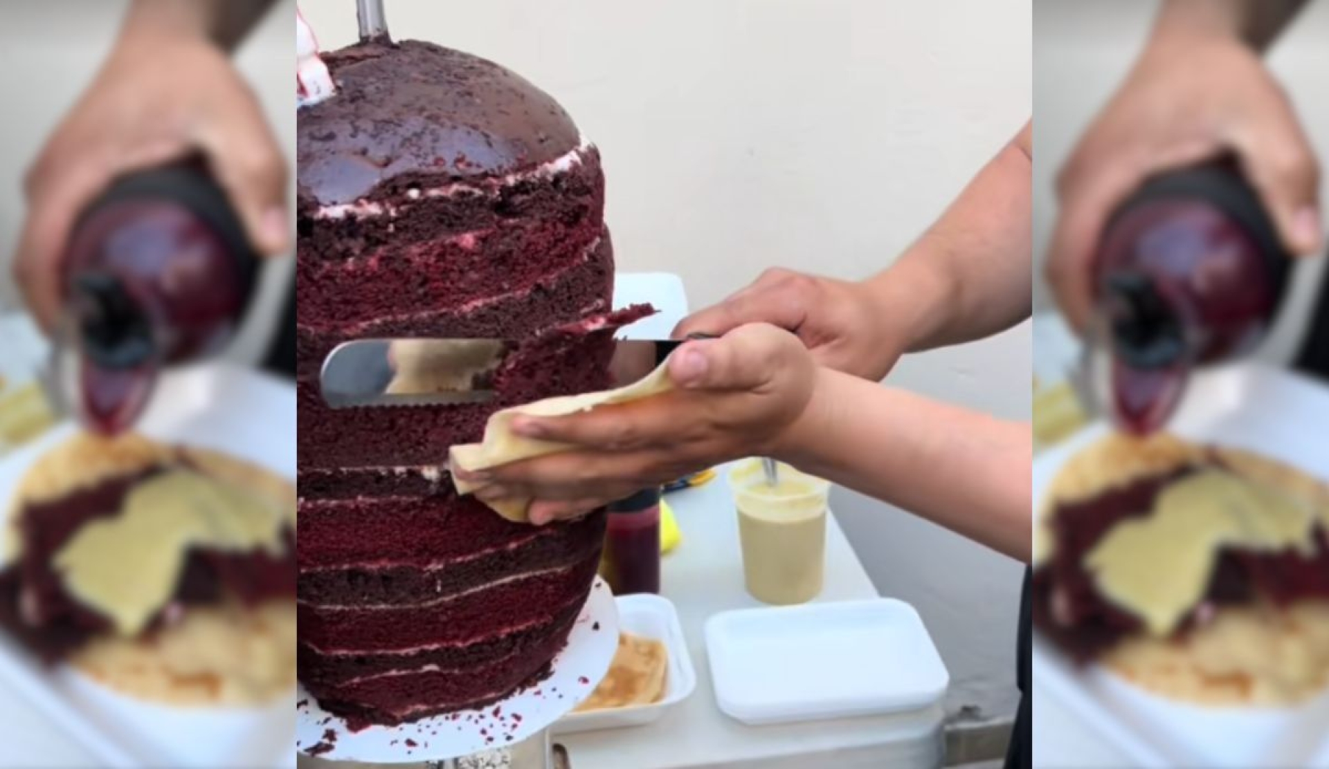 Pastel en forma de trompo al pastor conquista TikTok por su originalidad