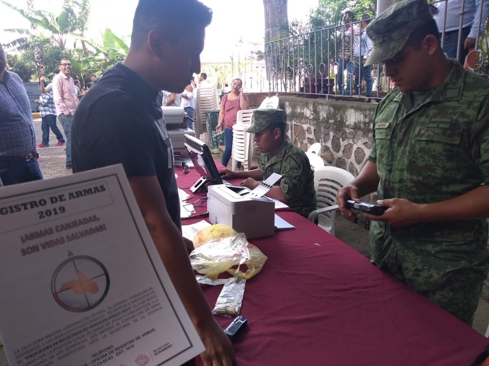 Piden reforzar acopio de armas