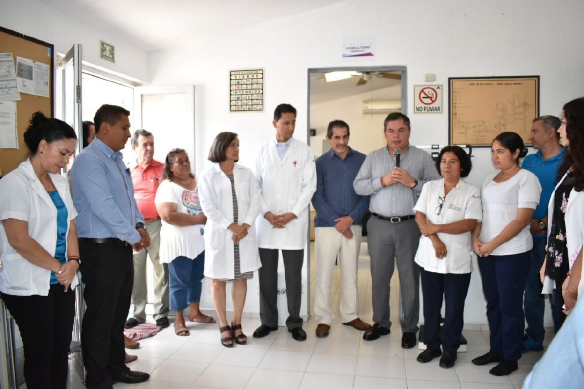 Anuncian Rafael Reyes y Marco Cantú horarios ampliados en centros de salud de Tlahuapan y José G. Parres