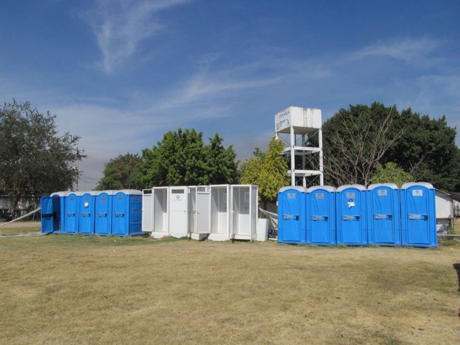 Podrían retirar sanitarios del campamento de Zacatepec