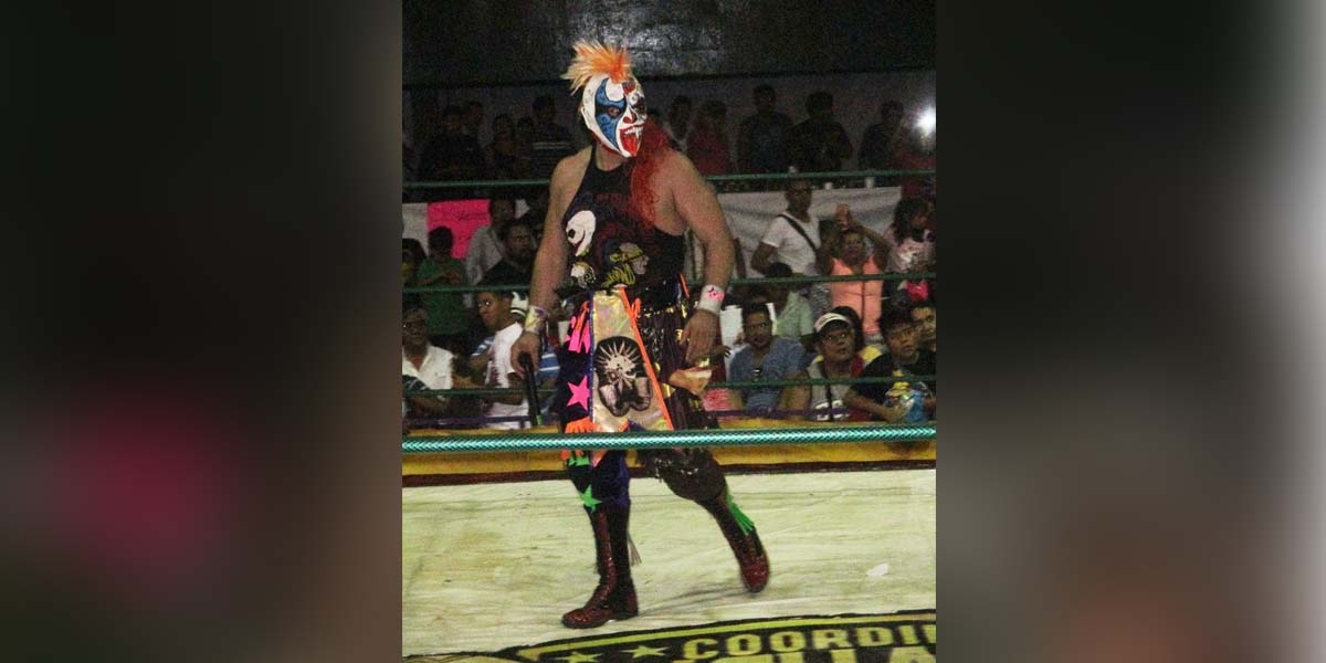 Psycho Clown se roba el show en Cuautla