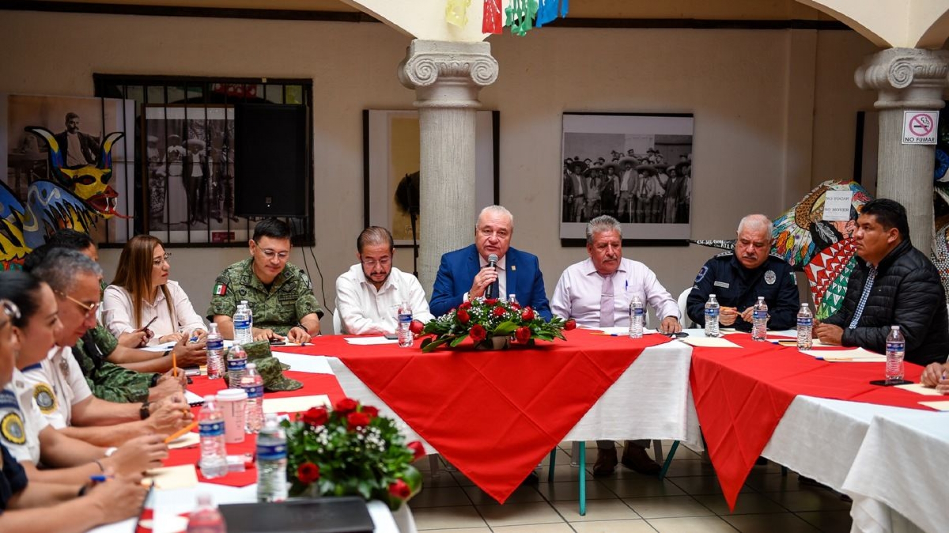 Van unidos municipios, Estado y Federación a favor de la seguridad y paz social: Sanz