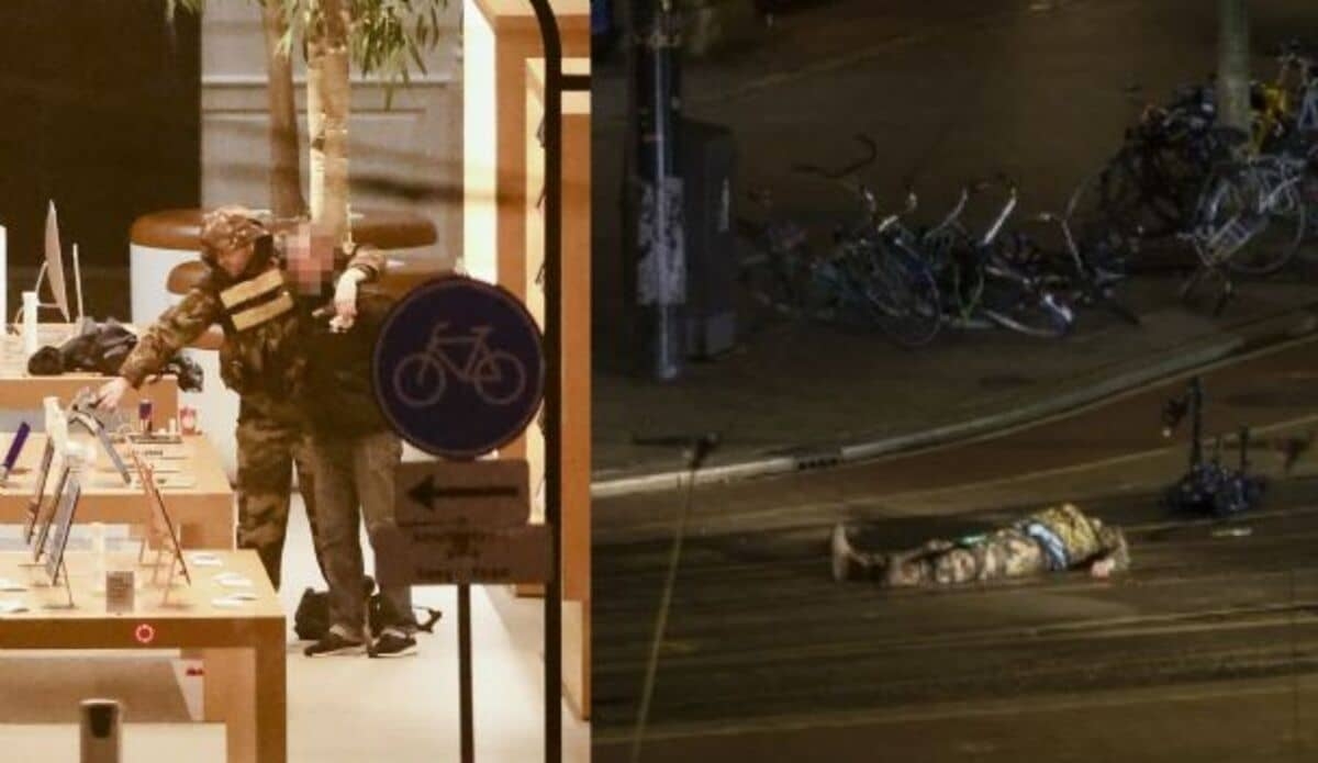 Un hombre armado causó terror en una tienda de Apple en Ámsterdam