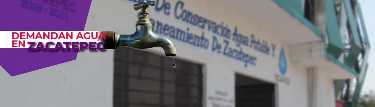 Colonia Plan de Ayala de Zacatepec demanda agua