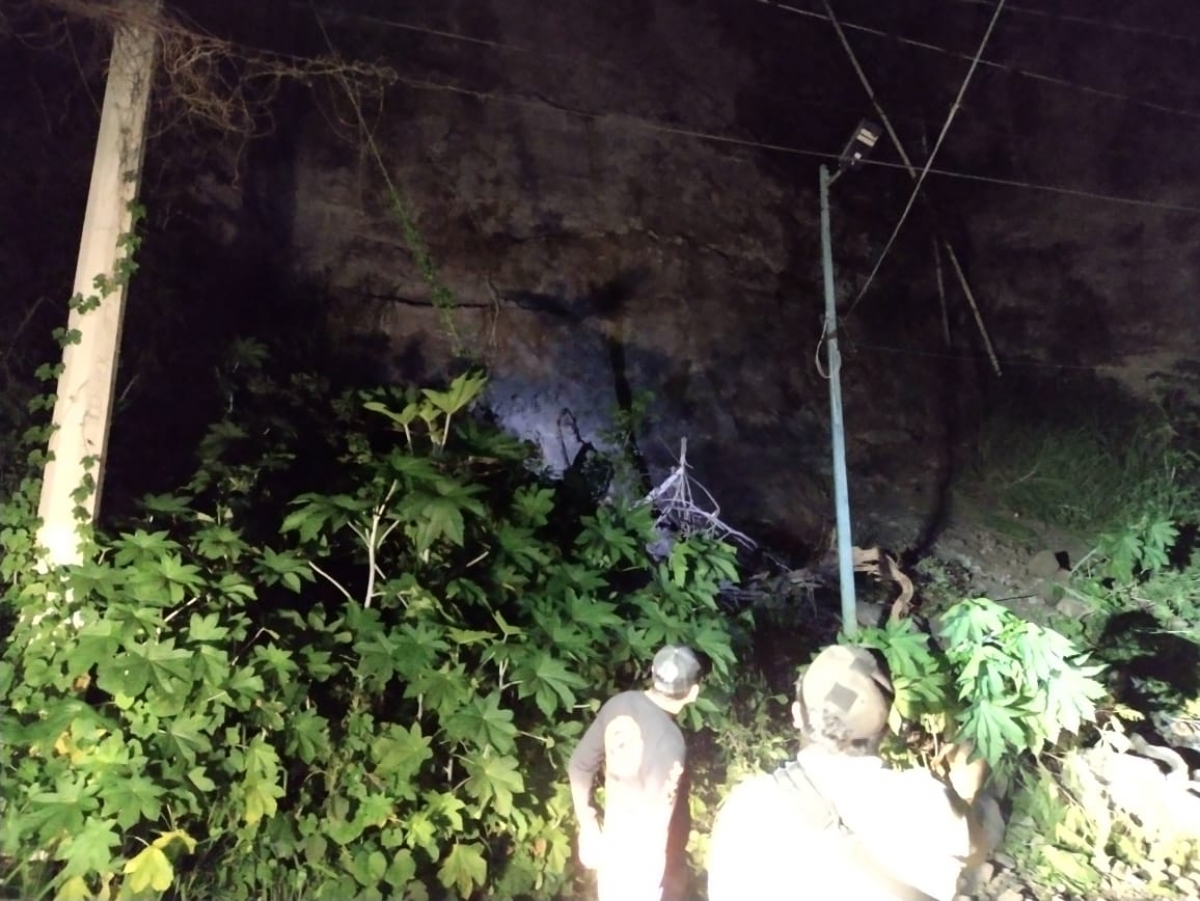 Atendió PC Cuernavaca reporte de derrumbe en colonia Los Pilares