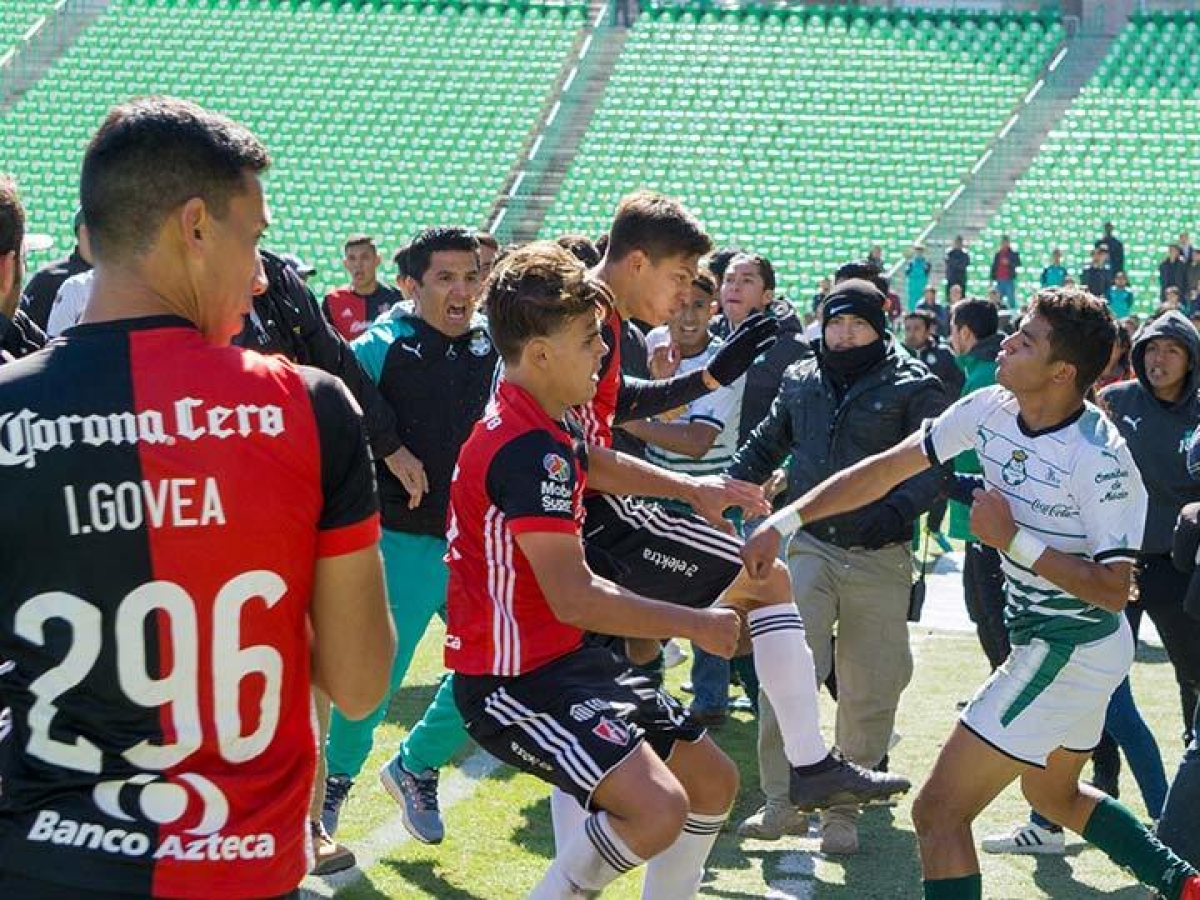 Termina final Sub 20 en riña campal