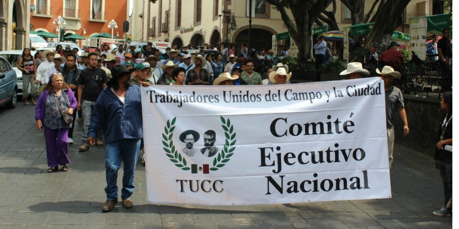 Trabajadores Unidos del Campo y la Ciudad se manifiestan en Cuernavaca; reclaman liberación de recursos