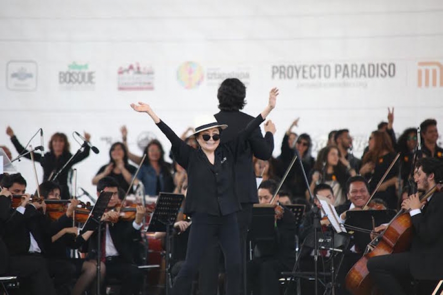 Yoko Ono a México: “Quiero pelear con ustedes para cambiar lo malo que está sucediendo”