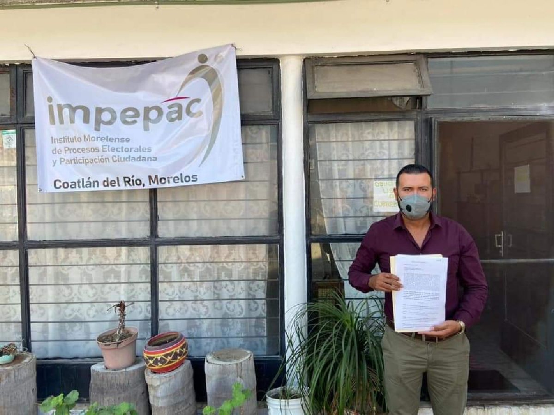 El alcalde de Coatlán del Río buscará la reelección