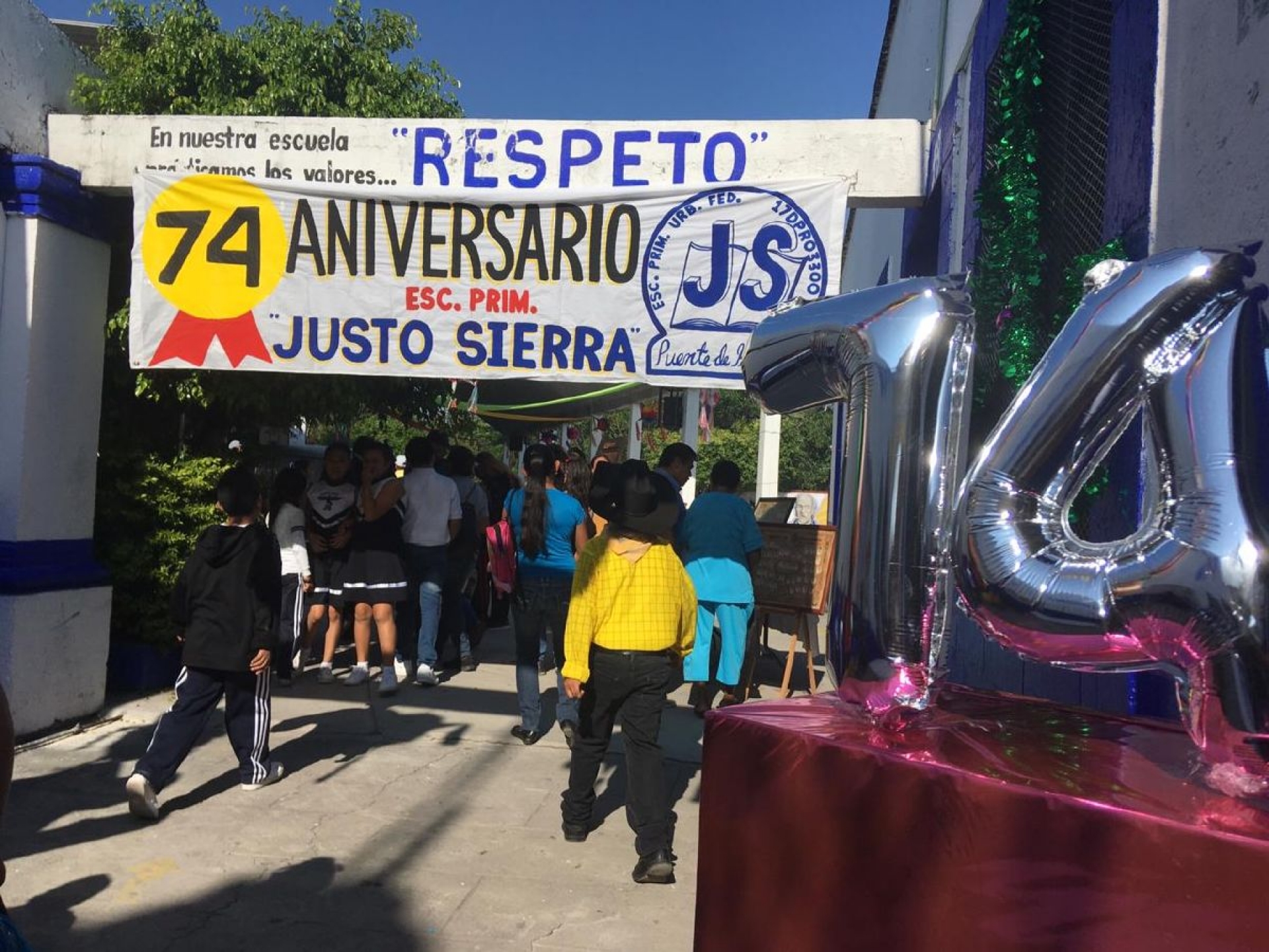 Conmemoran 74 años de la Primaria “Justo Sierra” de Puente de Ixtla