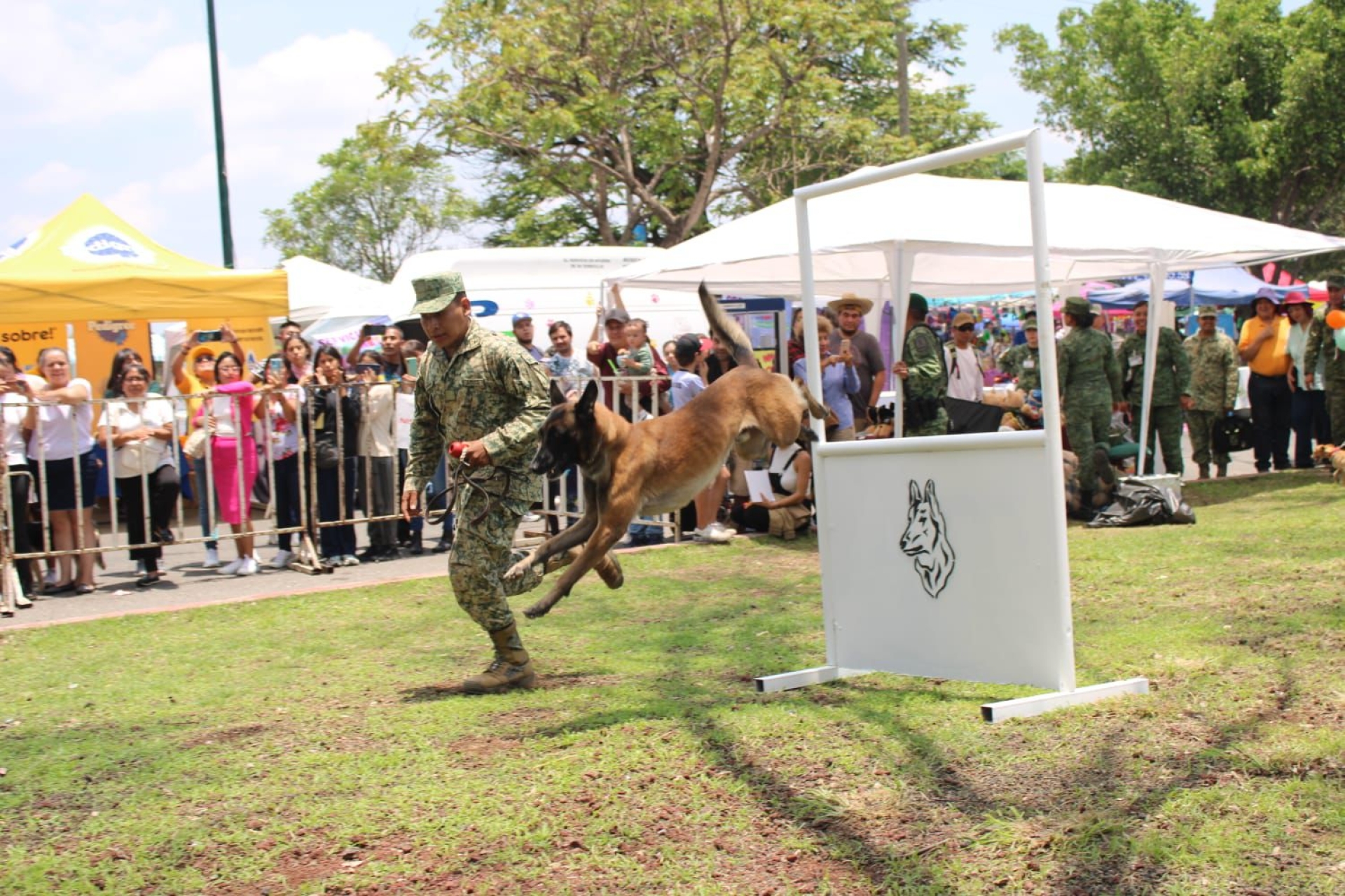 Asiste personal del Ejército Mexicano a 'Pet Fest 2024' en Cuernavaca