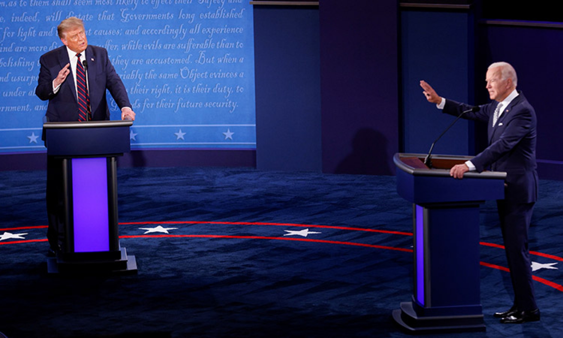 Trump y Biden se preparan para su último debate este jueves