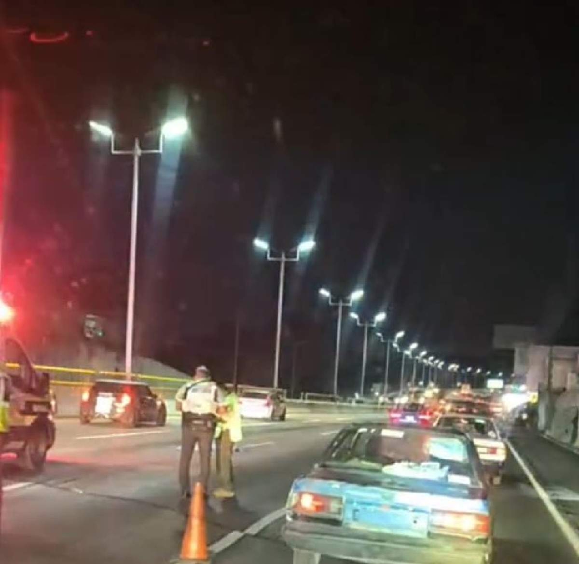 Murió atropellado en el Paso Exprés