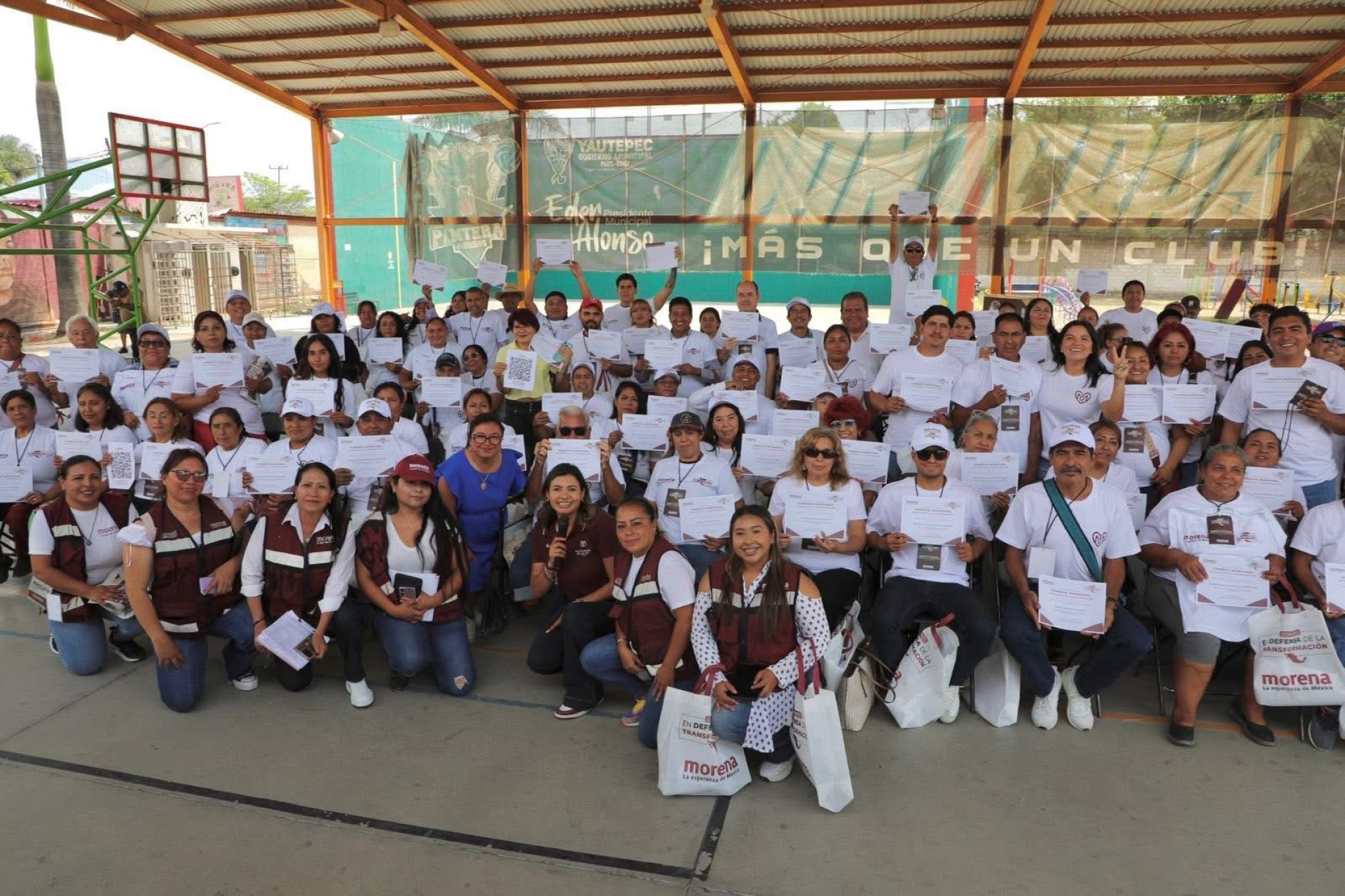 Realizan toma de protesta de tres consejos municipales de Morena en Morelos