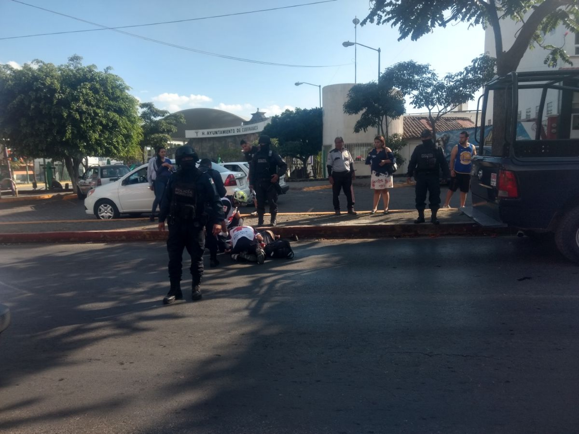 Un hombre fue atropellado en la avenida San Diego