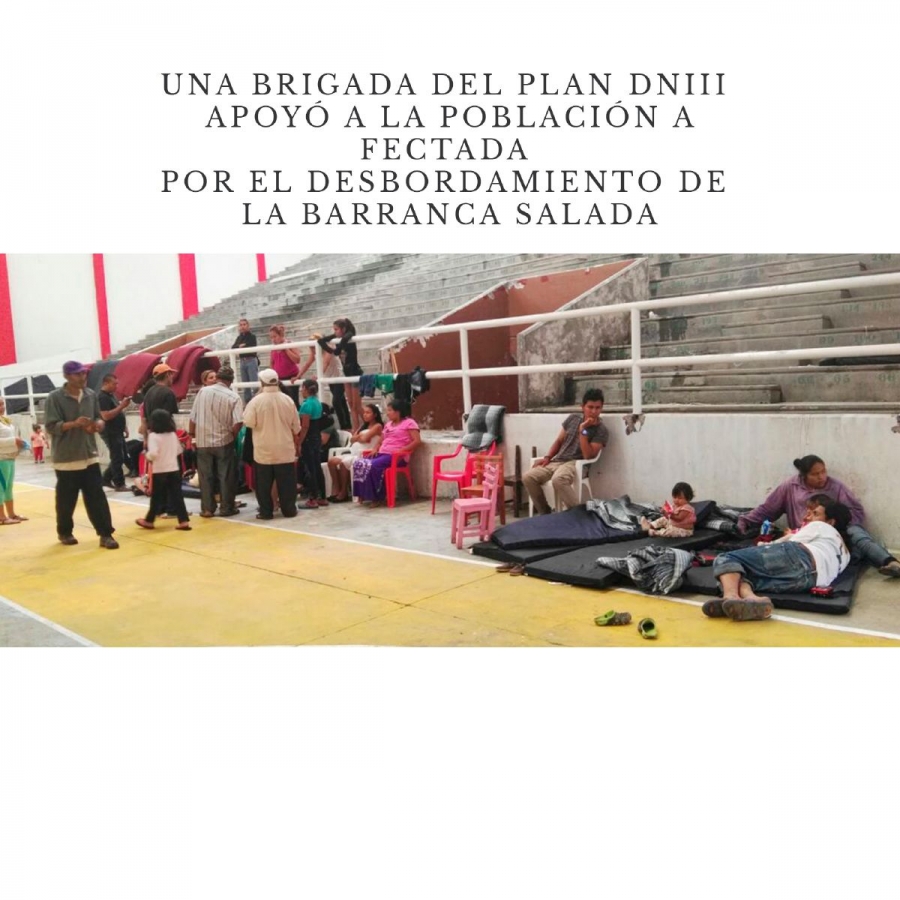 Sin patrimonio, 48 familias por crecida de la barranca Salada