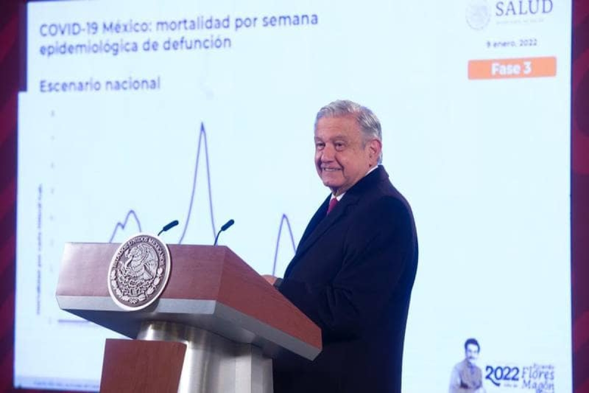 AMLO minimiza la variante Ómicron y dice que es un "covidcito"
